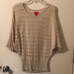 Cream and gold sweater